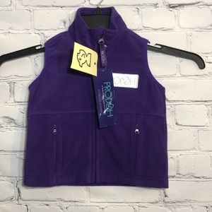 NWT Prodoh Outdoor Apparel Purple Fleece Vest